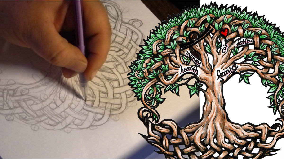 Wenn ich Zeichne … Video: Keltischer Lebensbaum