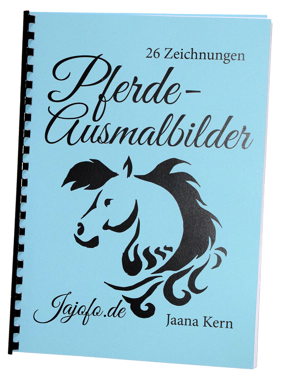 26 Pferdeausmalbilder in einem Buch! Das erste Buch von Jaana Kern